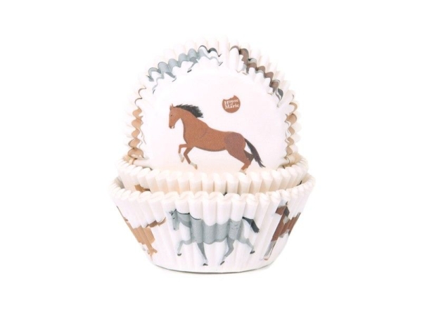 Cupcake Backförmchen - Pferde